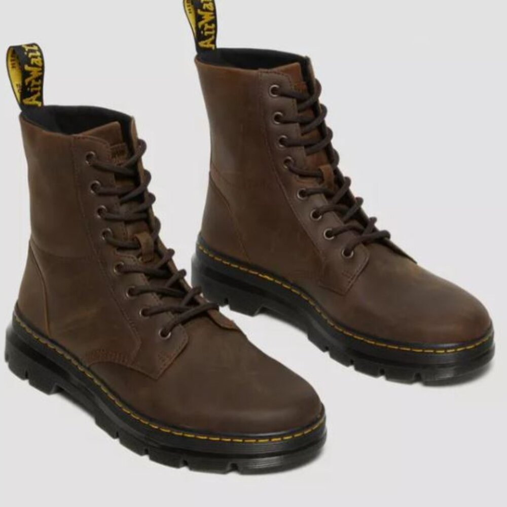 Dr. Martens COMBS Crazy Horse Leather Casual Boots